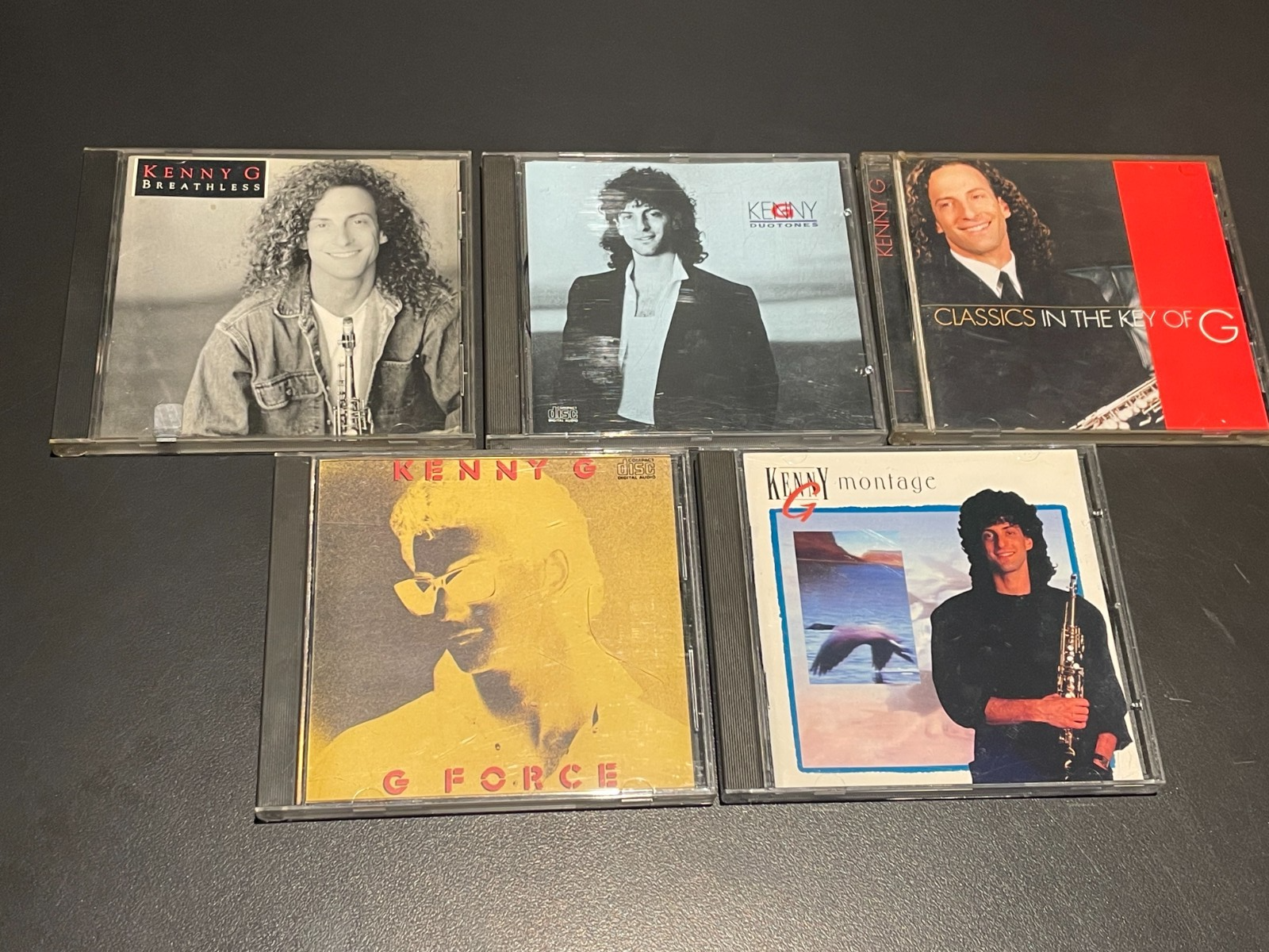 Kenny G - 5 CD Albums - Duotones, Breathless, Classics in The Key of G & Montage