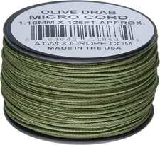 Atwood Rope MFG - Od Micro 125' Jewelry Lanyard Emergency String Cord - MS14