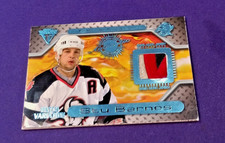 2000 PACIFIC TITANIUM  STU BARNES PATCH VARIATION GAME USED GEAR 3 COLOR 58