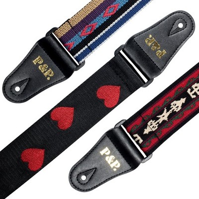 Herzförmiger Gitarrengurt Gurtband Gurt Schwerlast Elektro Akustik Bass als Geschenk