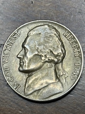 1946-D Jefferson Nickel Uncirculated Full Step Double Die Obverse