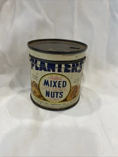 Vintage Planters Peanuts Mixed Nuts Tin