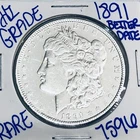 1891 MORGAN SILVER DOLLAR AUTHENTIC HI GRADE U.S. MINT COIN FREE SHIPPING 7596