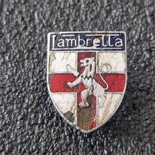Vintage Enamel 1980s Lambretta
