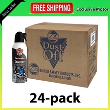 Falcon Dust-Off  Compressed Air Duster (24-Pack, 10 oz) - New  Free  & Fast Ship