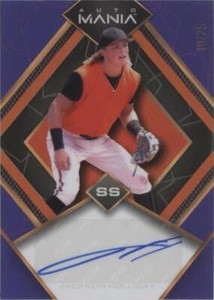 Jackson Holliday 直筆サイン　25シリ　ホリデーMLB auto 2025 Topps Heritage Jackson Holiday 25th Anniversary Auto #054/200