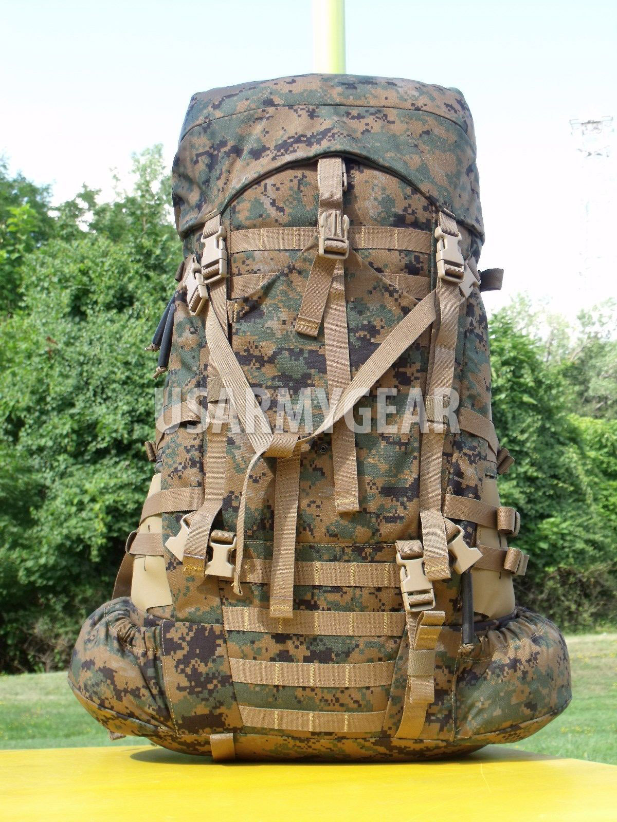 New USMC GEN 2 Marpat Tan Woodland ILBE Main Pack w Lid ...