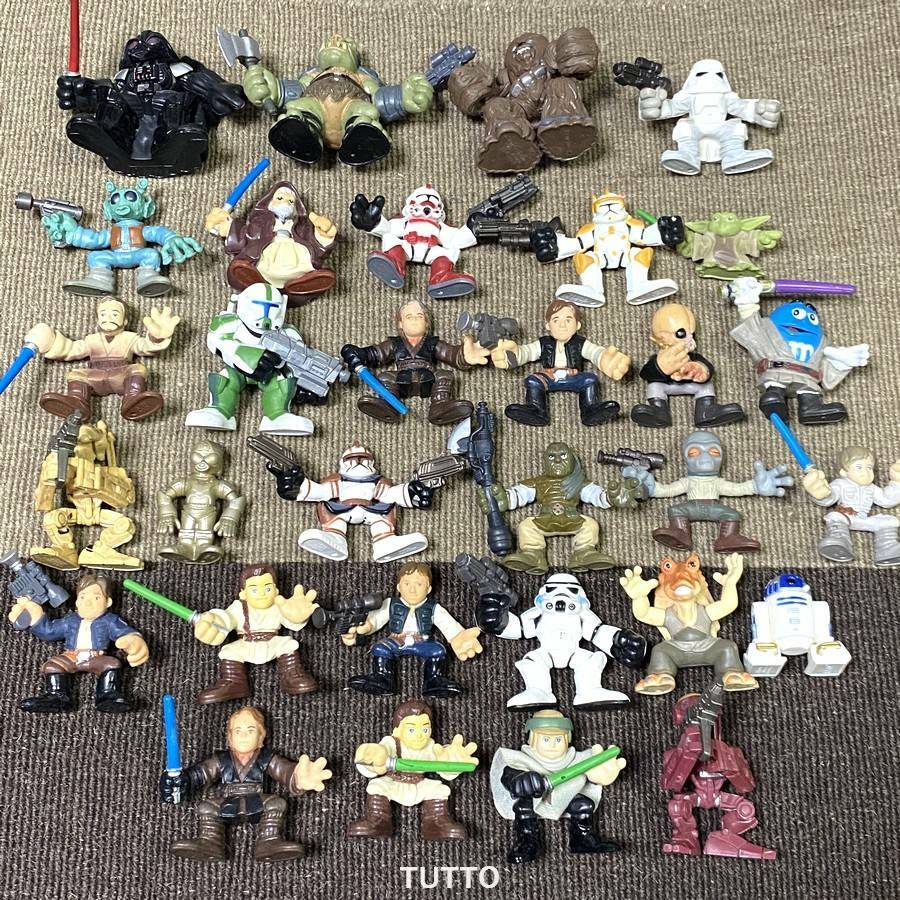 Colección aleatoria de 5 piezas de figuras de acción Star Galactic Wars Heroes de 2,5"" regalo para niños