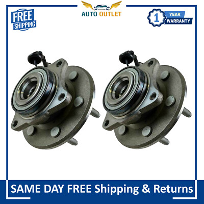 New Rear Bearings & Wheel Hubs Set of 2 For 2003-2006 Expedition Navigator
