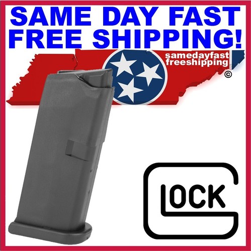 Glock 43 6 Rd OEM Magazine 9mm (w/Glock Packing) MF43006 SAME DAY FAST FREE SHIP - Picture 1 of 3