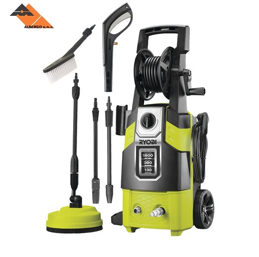 IDROPULITRICE RYOBI 130 bar 1800 watt RPW130XRBB CON ACCESSORI