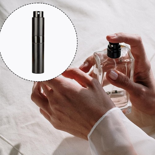 3PCS 8ml Refillable Perfume Atomiser Bottles Travel Spray Dispenser - Black - Picture 5 of 5