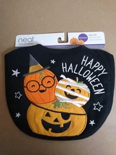 Neat solutions happy halloween bib- NEW