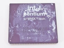 Intel Pentium 1 CPU 166Mhz Processor Socket 7 - A80503166 SL239