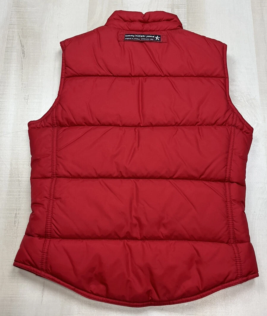 Tommy hilfiger women's red clearance vest