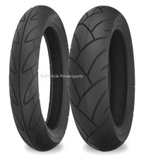 Shinko Sr740741 13070-17 Rear 11070-17 Front Motorcycle Tires 4 Ply Rated