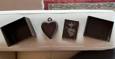 JAN BARBOGLIO Iron Hand-Forged HEART in iron box. Retired. Weighs 2 lbs.