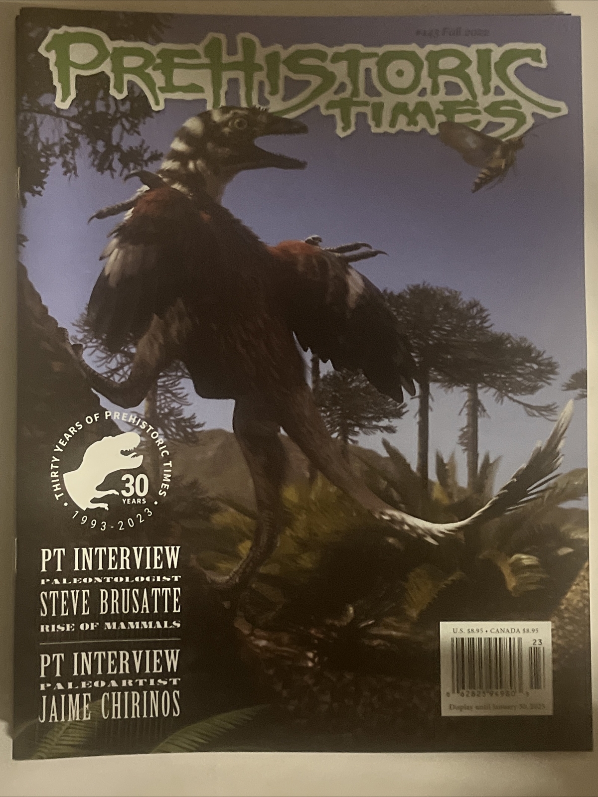 Prehistoric Times Magazine issue 143 Fall 2022 Mammals paleoartist ...