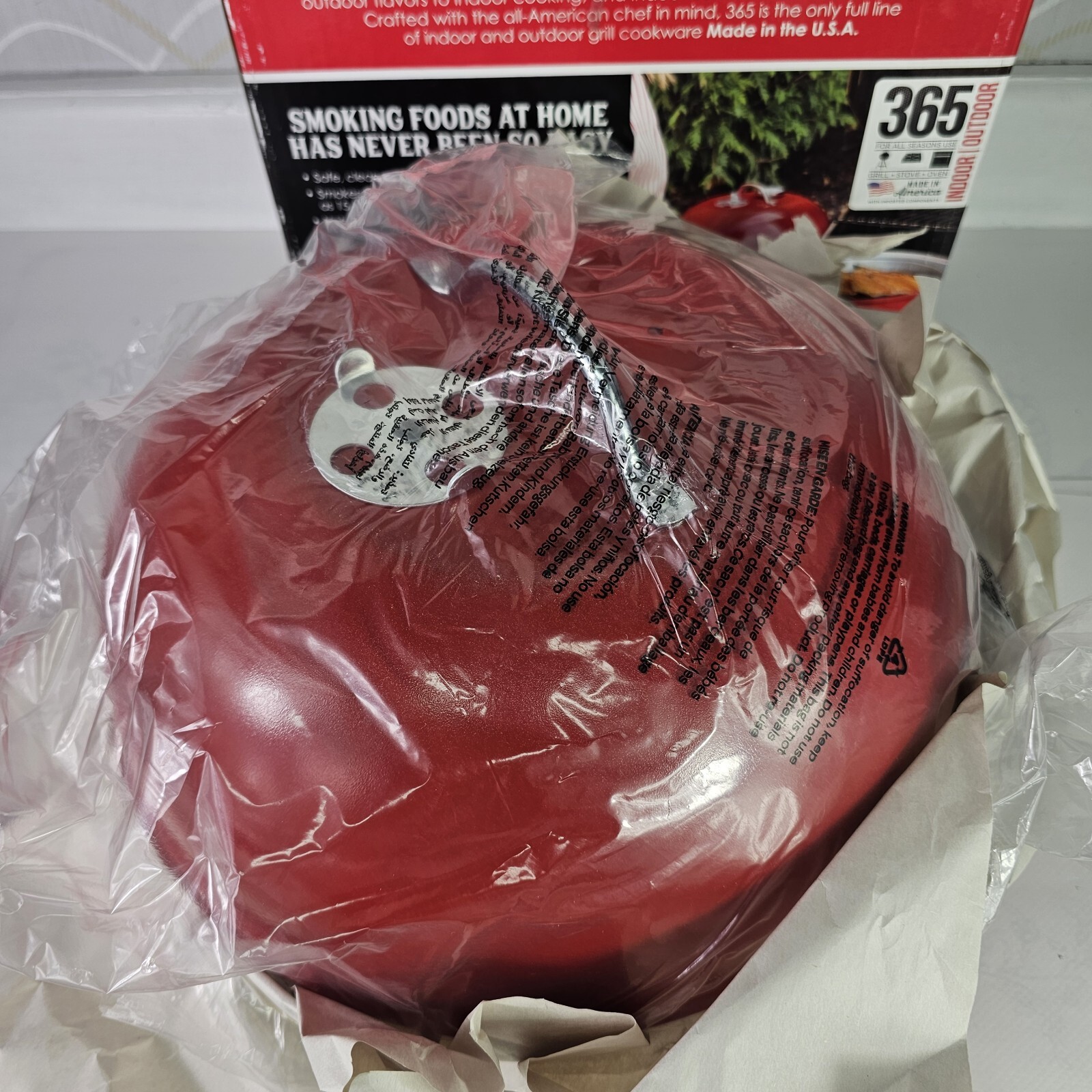 Nordic Ware Stovetop Kettle Smoker Red USA Made Indoor/Outdoor eBay