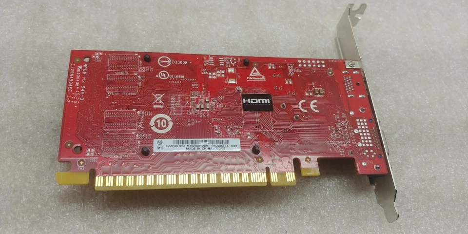 Lenovo NVIDIA GT620 1GB VGA DisplayPort HDMI Adapter Video Card FRU00KT347 F S/H - Image 2 of 4