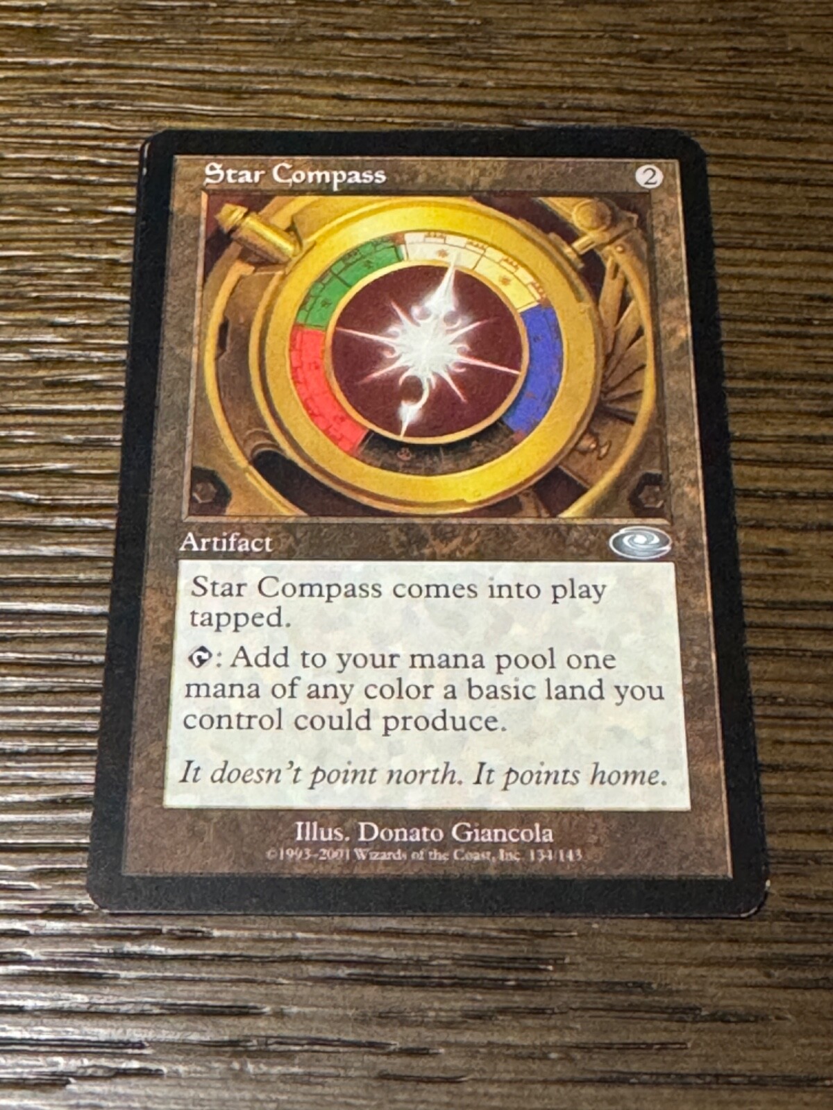 Star Compass Planeshift NM Artifact Uncommon MAGIC THE GATHERING CARD