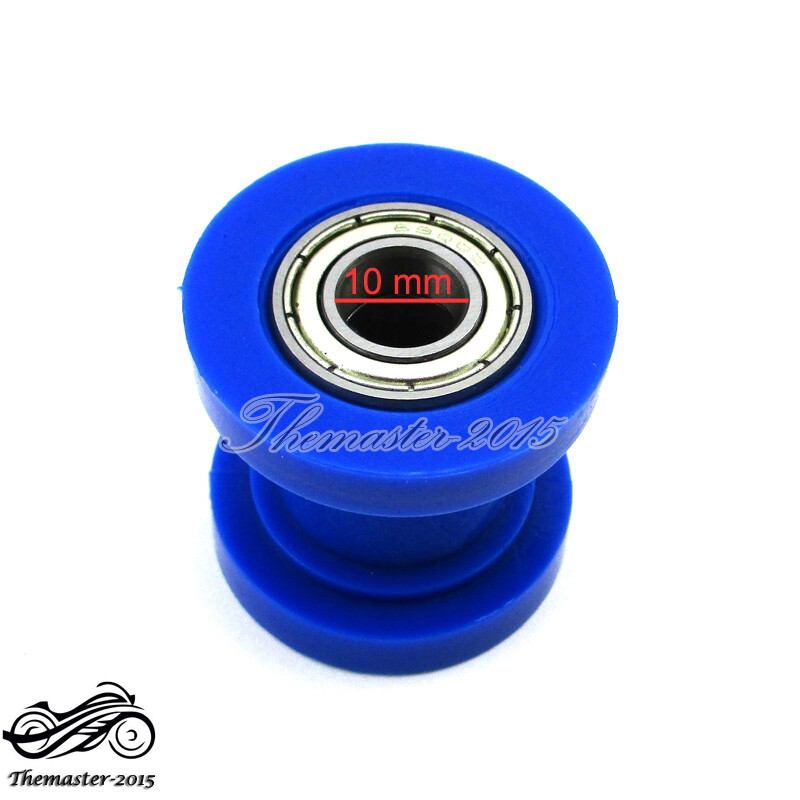 Chain Roller Tensioner 10mm Chain Roller Pulley Tensioner Wheel Guide Per Pit Dirt Bike XR125 CRF50 KLX Chain For Wheels - Foto 9