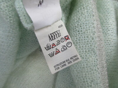 Gilet Moschino En Mohair Vert - Taille 38 - Occasion Très Bon état