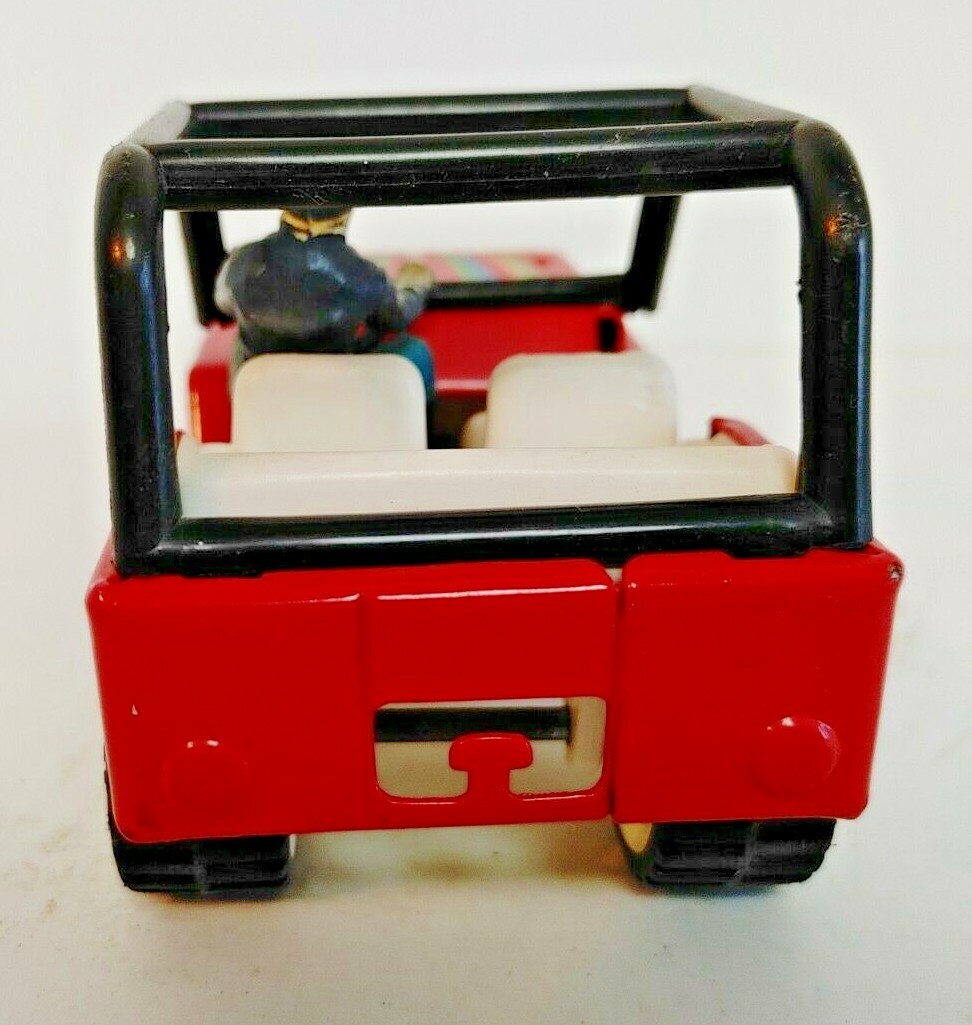 Vintage Buddy L Pressed Steel Jeep Red Made in Japan Roll Vintage Buddy L Pressed Steel Jeep Red Made in Japan Roll