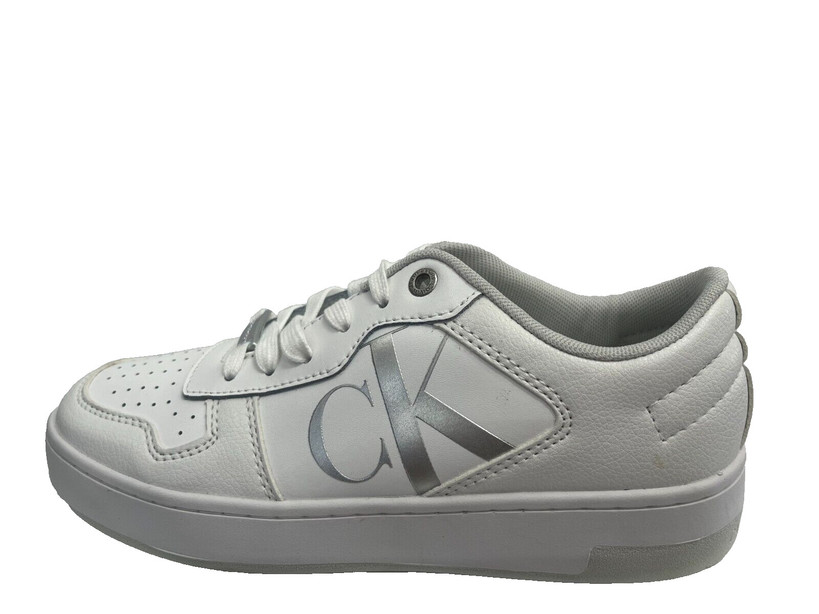 Calvin Klein Jeans Cesta Cupsole Audaz Monograma Entrenadores UK4 US 6.5 EU 37 SF289*
