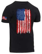Rothco 2713 Red/White/Blue US American FlagTactical Muscle T-Shirt: Choose Sizes