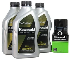 2009 Kawasaki ER-6N Full Synthetic Oil Change Kit