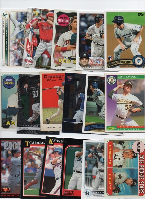 ARKANSAS RAZORBACKS 50 CARD BASEBALL lot HINSKE, KING, CAMPBELL, LEE, PAGNOZZI.