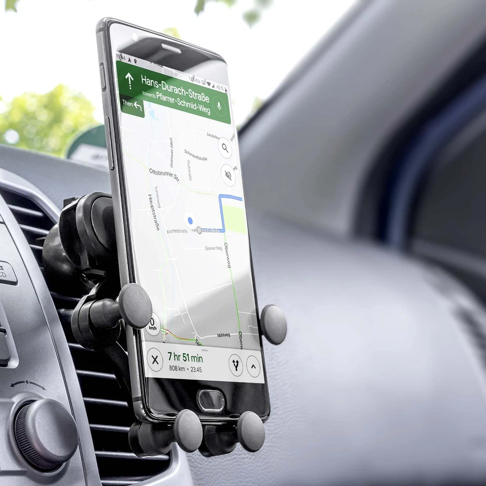 Handy Halterung Auto Halter Lüftung passend für Apple iPhone 17 16 15 14 13 12 - Bild 3 von 4