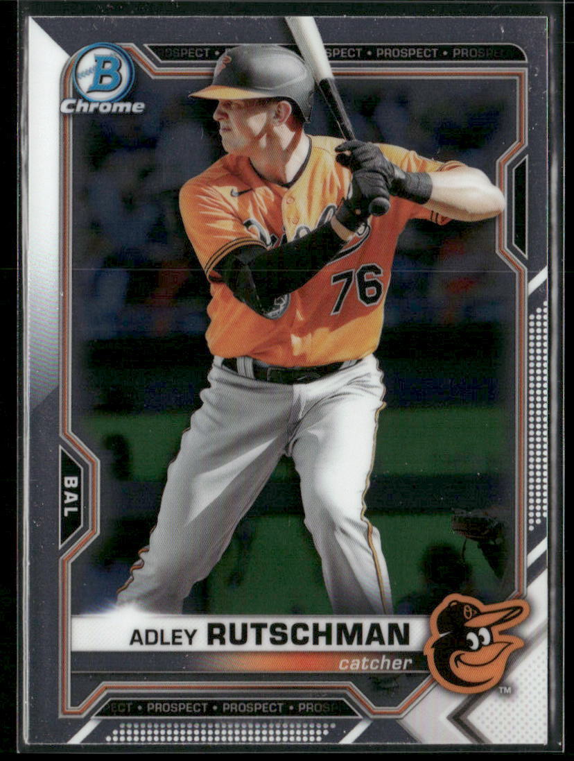Adley Rutschman 2021 Bowman Chrome Prospects #BCP-241 - Baltimore Orioles