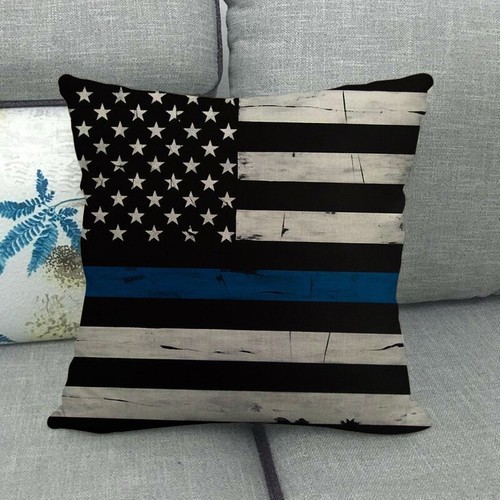 Patriotic Memorial Day Cushion Case Stars And Stripes American Flag Pillow Cover - Picture 35 of 45