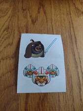 Angry Birds Star Wars Dog Tag STICKER 6 Q6