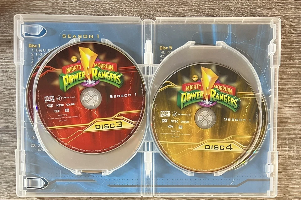 Mighty Morphin Power Rangers: The Complete First Season New 6 DVD Set Value Pack Foto 4 de 4