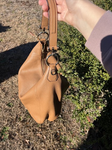 Michael Kors Schultertasche Fulton Braun Pebbled Leder - Bild 18 von 21