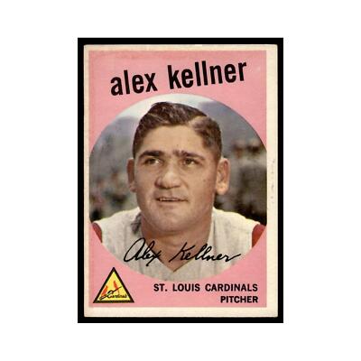 1959 Topps Alex Kellner Cardinals #101
