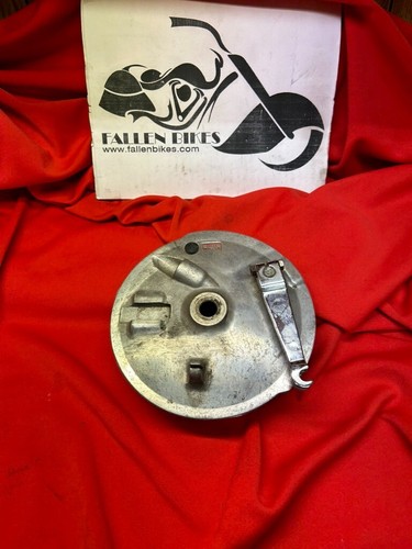 1975-77 Yamaha DT250 Motorcycle Front Brake Wheel Panel Plate Assembly