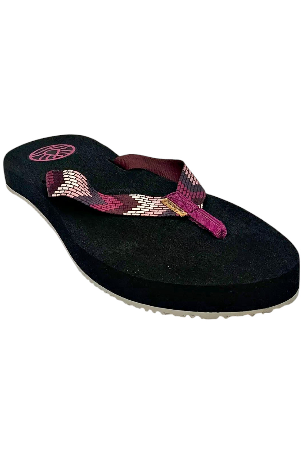 Женские шлепанцы Freewaters Supreem Flip Flop с розовым шевроном
