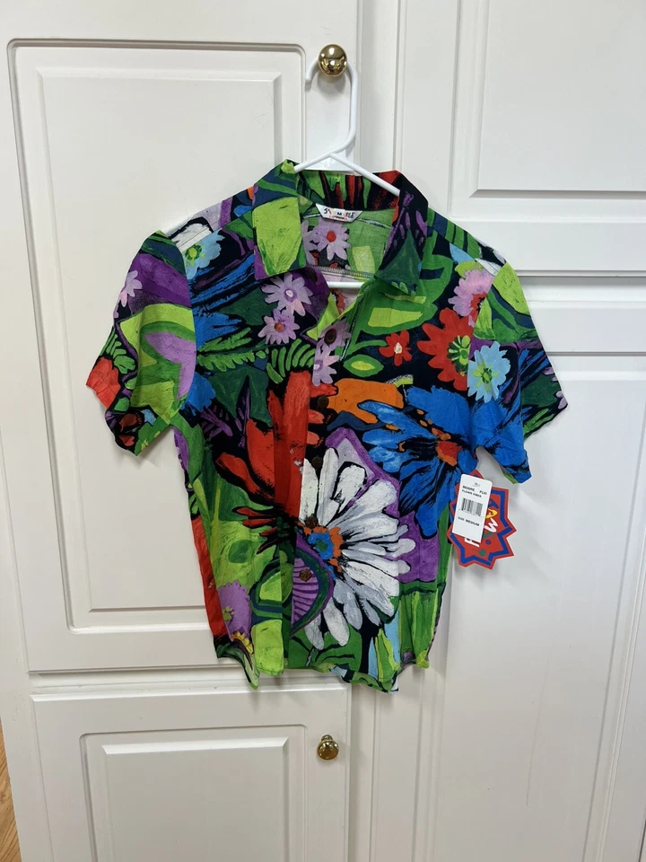 Jams World Lil' People Boy's M Multicolor Flower Vibes Collection NWT - Image 2 of 4