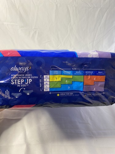 Always Maxi Size 5 Extra Heavy Overnight Flexi-Wings 36 Pads NEW - Picture 5 of 6