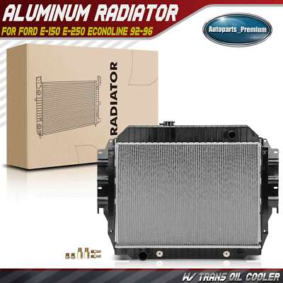 Radiator For 2015-2020 Ford F-150 2.7L/3.5L/5.0L – With Transmission Oil Cooler – Direct Fit Replacement