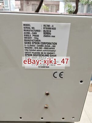6A019 中古 EPSON RC700-A Controller 動作保証 Epson RC700 Robot