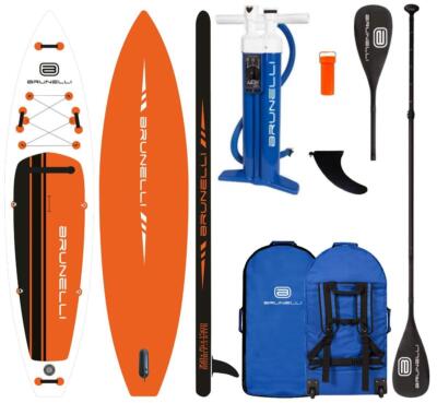 BRUNELLI 11.6 Touring SUP Board Cruiser iSUP Stand Up Paddle Kajakpaddel 350cm