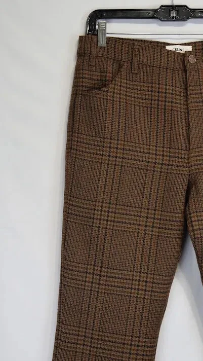 Pantalone Celine marrone nuovo con etichetta 31