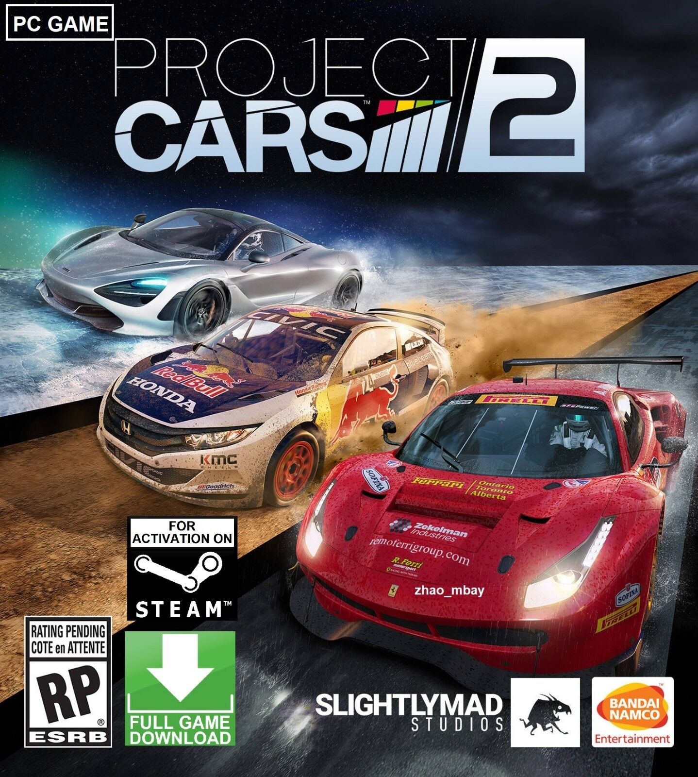 Project Cars 2 Pc - Steam Key (envio Já)