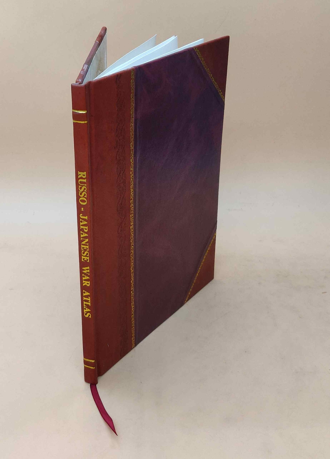 Russo-Japanese War Atlas Leather Bound – Russia in Europe and Asia Maps