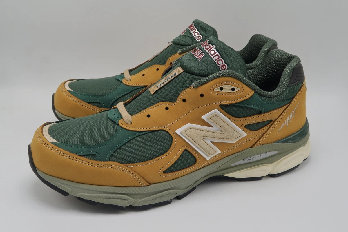 New Balance 990v3 MiUSA Tan Green M990WG3 size 11 | eBay